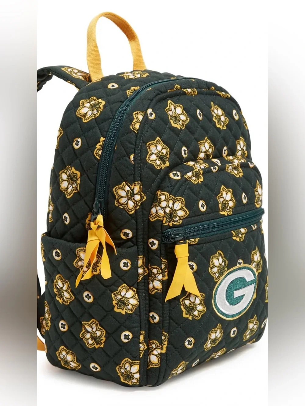 Vera Bradley NFL Small Backpack NWT. NFL GREEN BAT PACKERS Bandana pattern